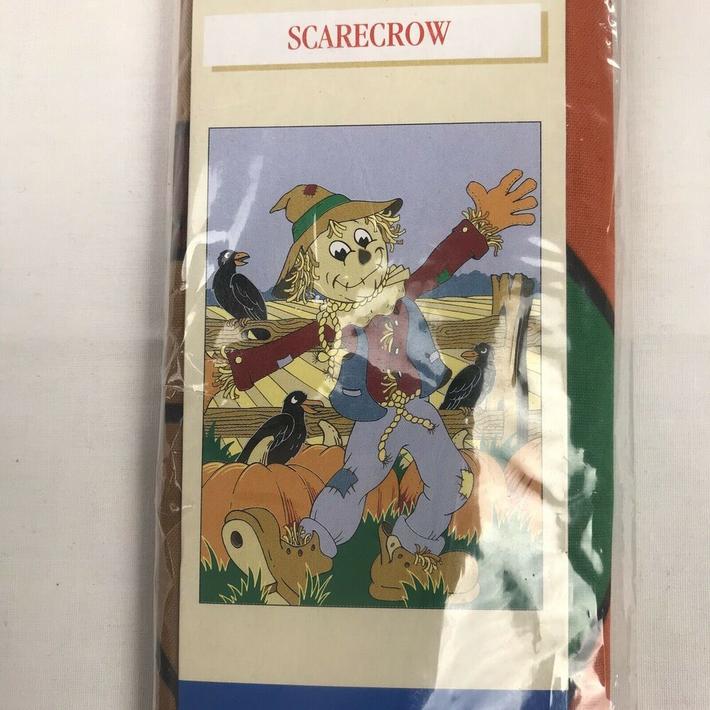 Vintage Meadow Creek Decorative Flag Scarecrow #74041 Korea‎ 2000